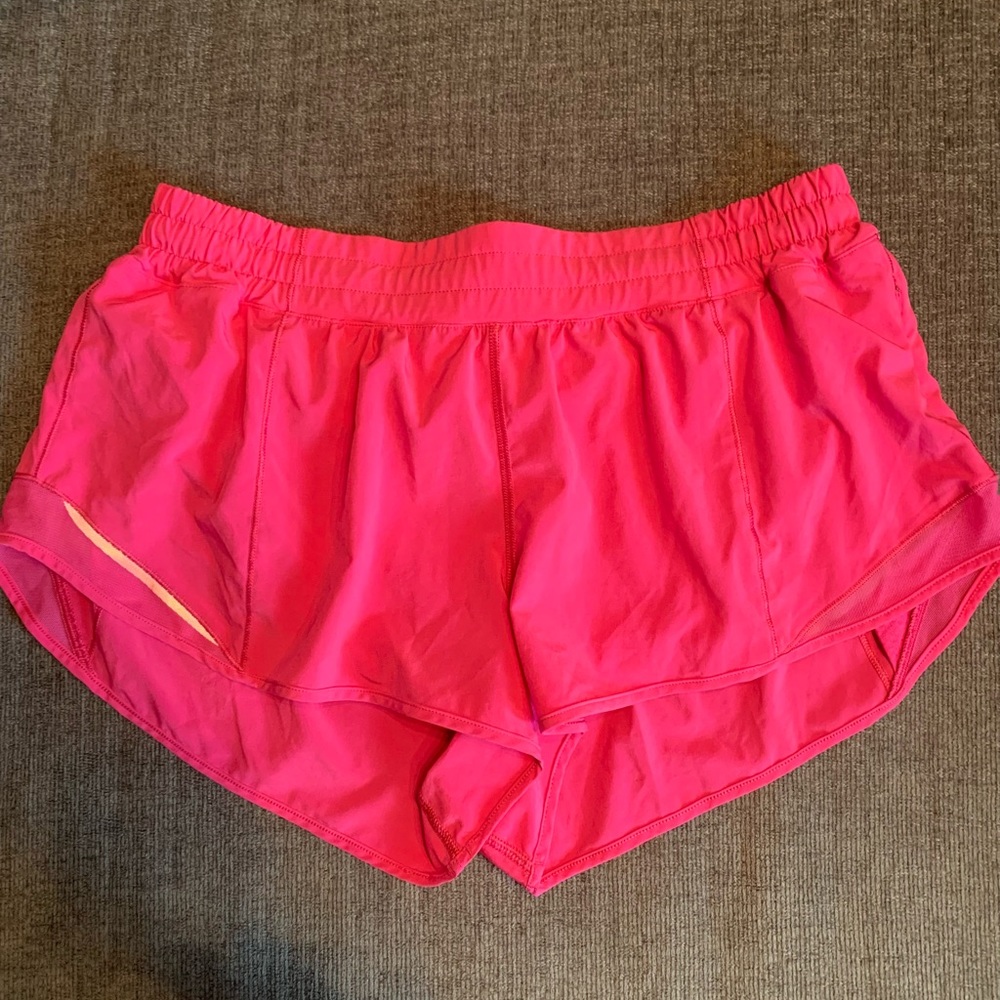 Lululemon Hottie Hot low rise shorts.